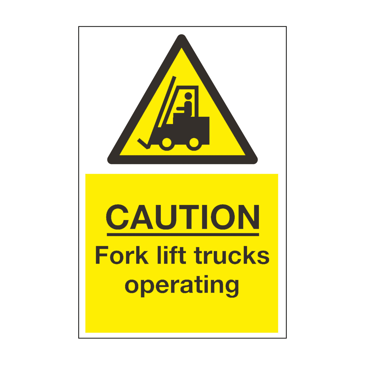 Speeding Fork Truck Clipart