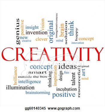 Stock Illustrations   Creativity Word Cloud Concept With Great Terms