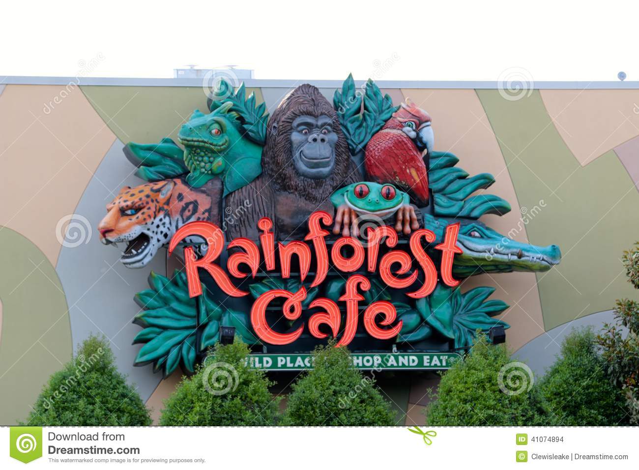 The Rainforest Cafe Nashville Tennessee Editorial Stock Image   Image