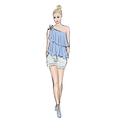 Weheartit Comfashion Model Illustration Vector 548020 By Dolcevita