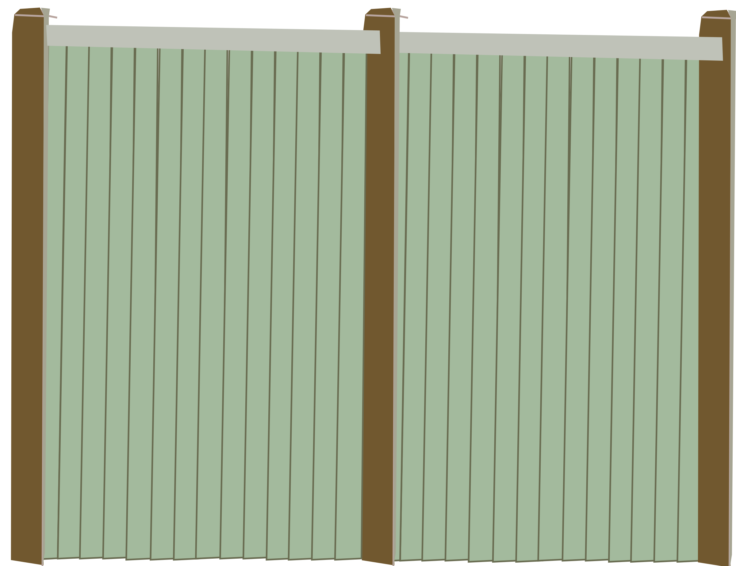Wood Fence Facing