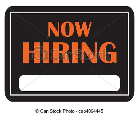 And Orange Now Hiring Sign With Copy    Csp4094445   Search Clipart