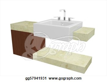     Cabinet Isolated Against A White Background  Stock Clipart Gg57941931