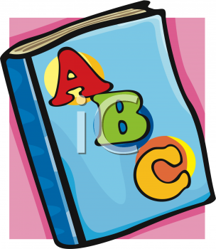 Clipart Picture Of An Alphabet Book