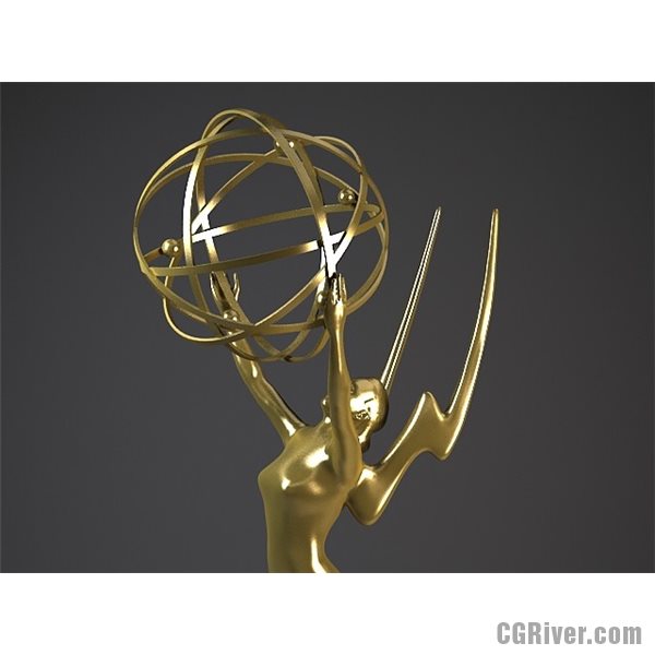 Emmy Award Trophy Clipart Emmy Award   3d Model