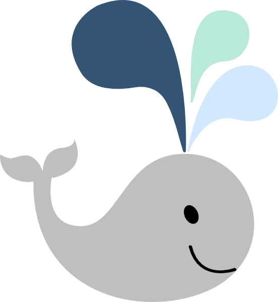 Little Gray Whale Clip Art At Clker Com   Vector Clip Art Online    