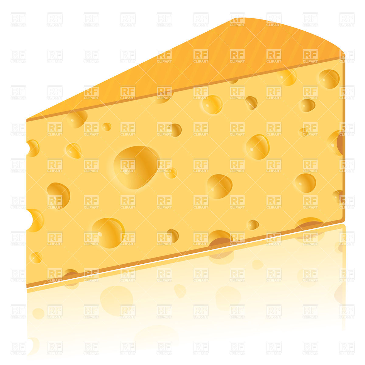 Piece Of Cheese Isolated On White Background Download Royalty Free