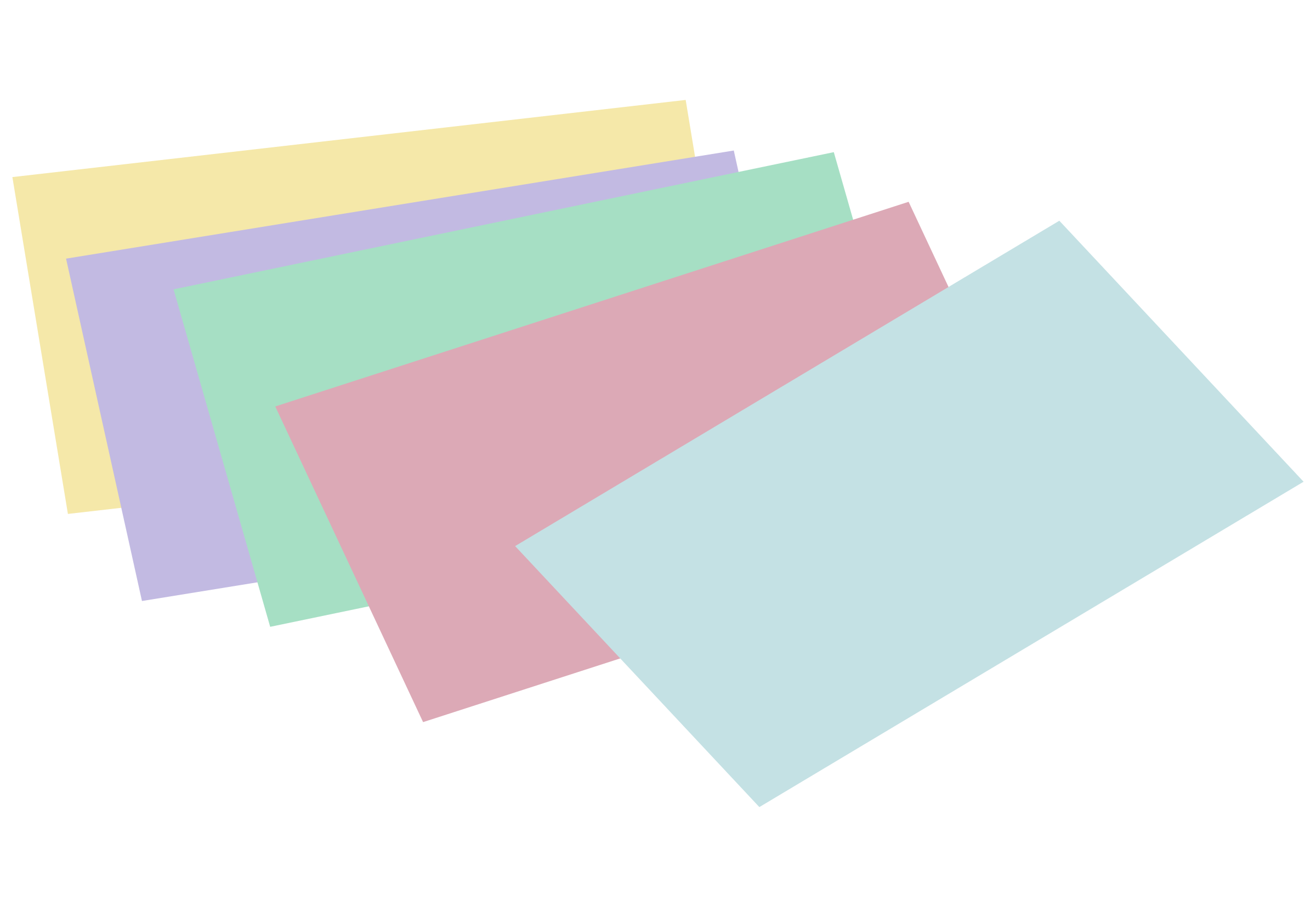 Stack Of Unlined Colored Index Cards By Snifty