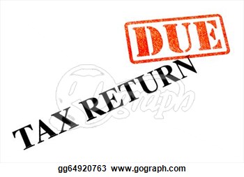Stock Illustration   Tax Return Due  Clipart Gg64920763   Gograph