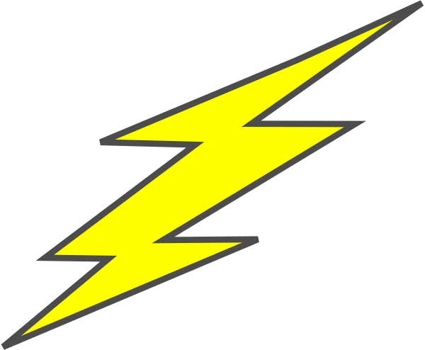 Straight Flash Bolt Clip Art At Clker Com   Vector Clip Art Online    