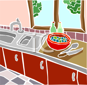The Clip Art Directory   Kitchen Clipart Illustrations   Graphics