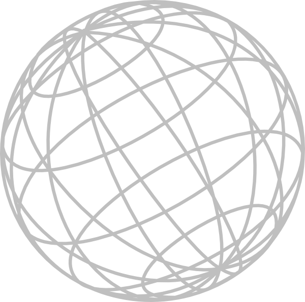Wire Globe Gray Clip Art At Clker Com   Vector Clip Art Online