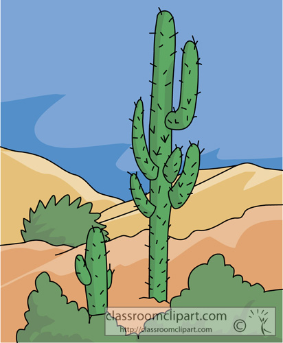 Cactus Clipart   Desert Catcus 02   Classroom Clipart