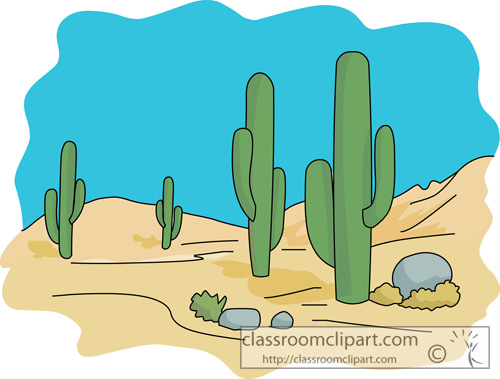 Cactus Clipart   Desert Catcus Clipart 01   Classroom Clipart