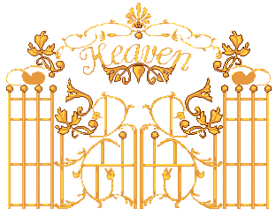 Clipart Of Ornate Gold Front Gates Of Heaven