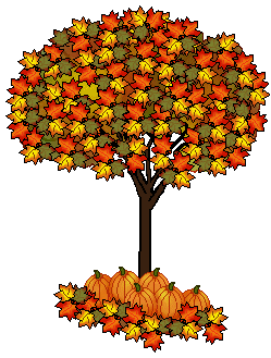 Fall Clip Art   Autumn   Trees With Autumn Leaves