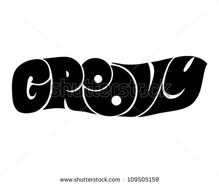 Groovy Banner   Retro Clipart Illustration   109505159   Shutterstock