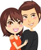 Happy Couple Illustrations And Clip Art  6723 Happy Couple Royalty