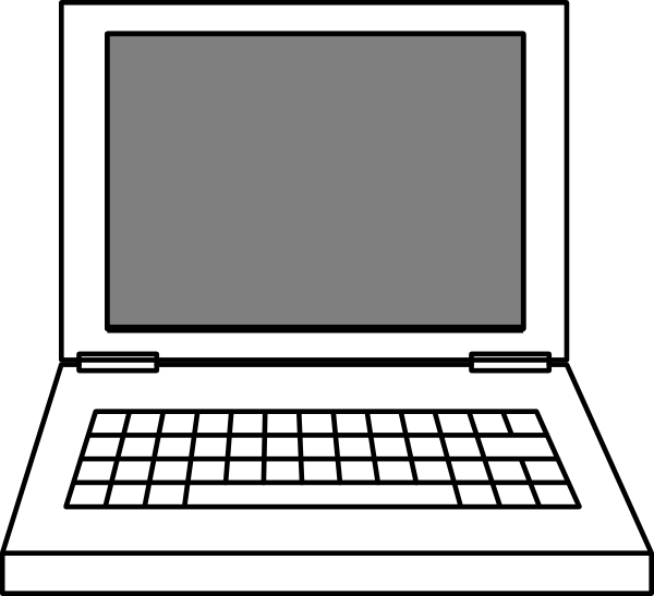Laptop Clip Art At Clker Com   Vector Clip Art Online Royalty Free