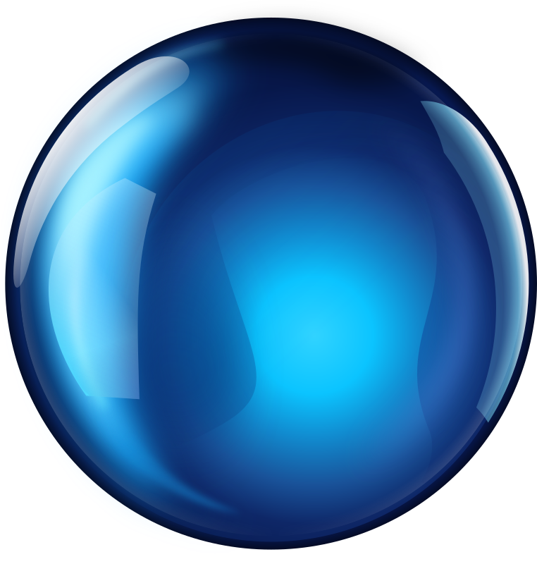Sphere By Lemonade Jo   Blue Sphere