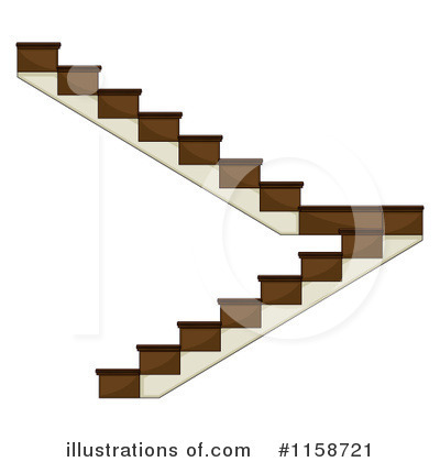 Stairs Clipart  1158721   Illustration By Colematt