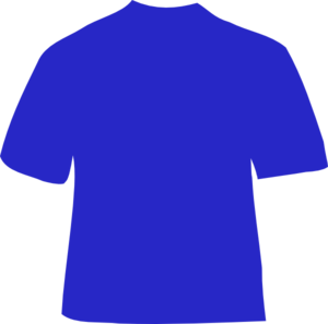 Blue Shirt Clip Art At Clker Com   Vector Clip Art Online Royalty    