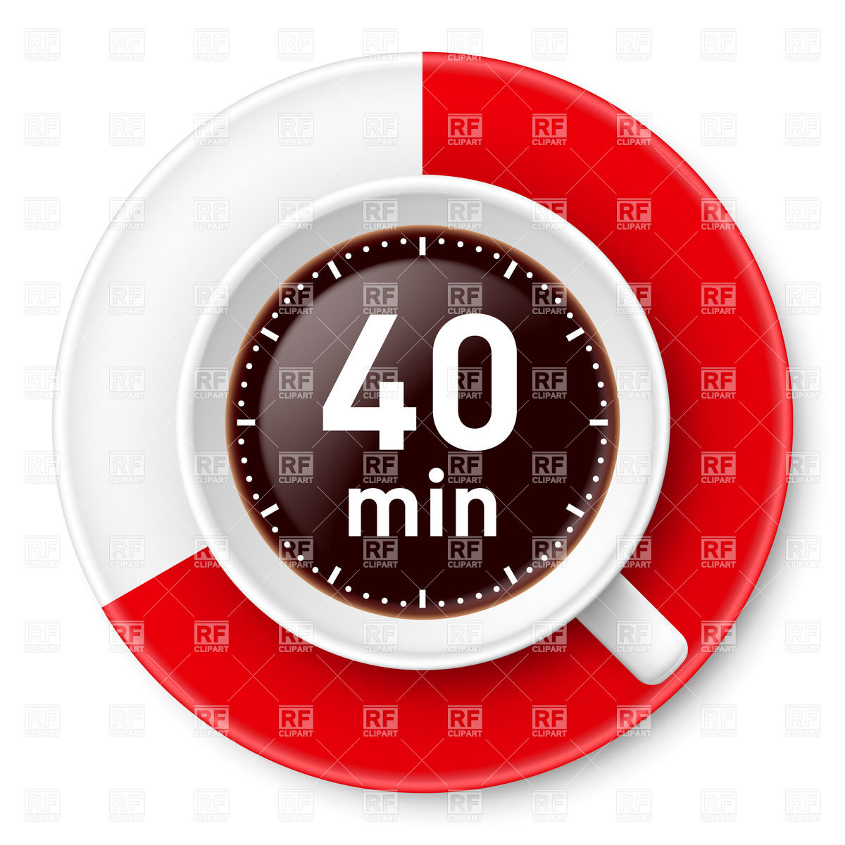 Cup Of Coffee With Time Limit For Break   Forty Minutes 25856 Food