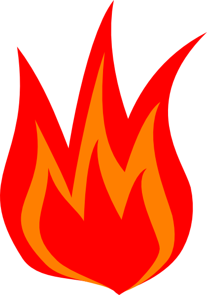 Free Red Flame Clip Art