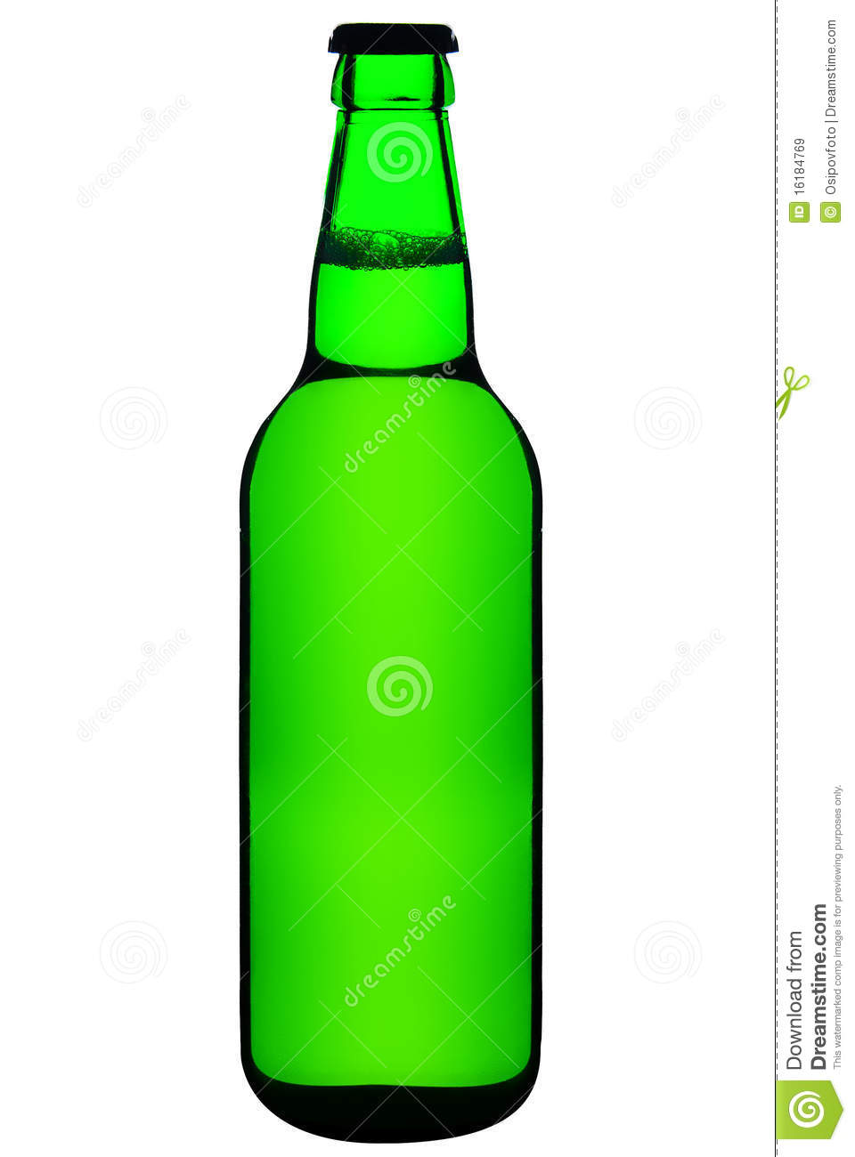 Green Beer Bottle Clipart Closed Green Beer Bottle
