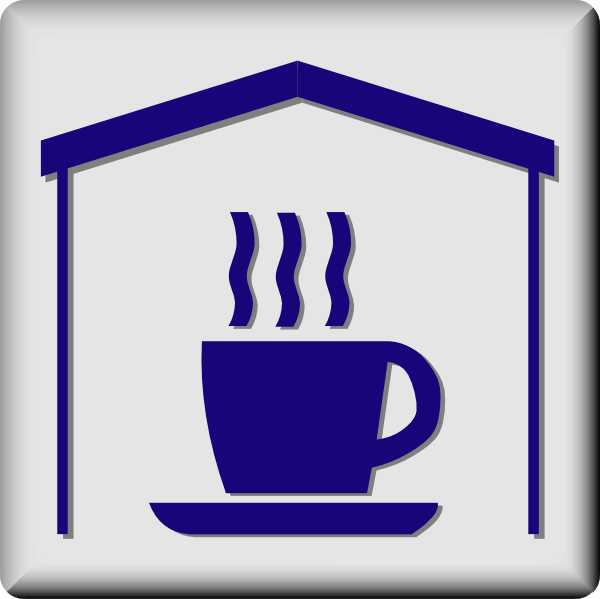 Hotel Icon In Room Coffee And Tea Clip Art At Clker Com   Vector Clip