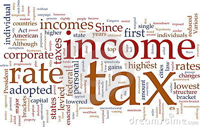Income Tax Word Cloud Stock Photography   Image  9958632