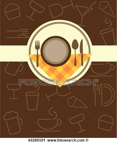 Menu Template For Restaurant Or Coffee Bar View Large Clip Art Graphic