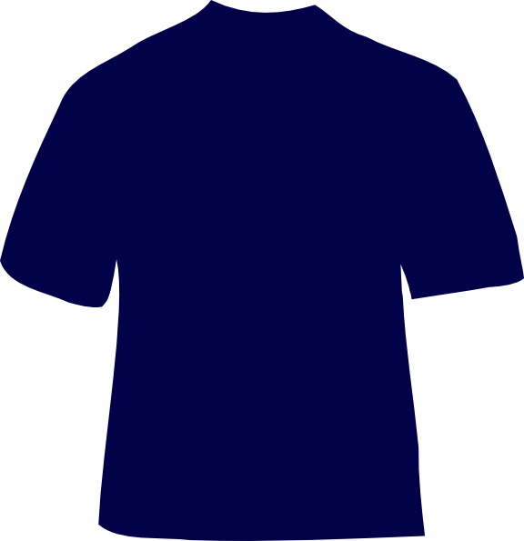 Navy Blue T Shirt Clip Art