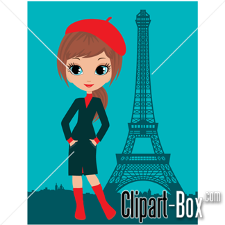 Related Parisian Girl Cliparts  