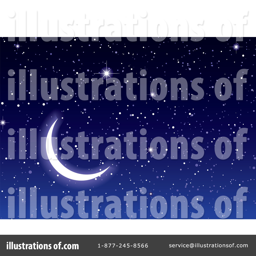 Royalty Free  Rf  Night Time Clipart Illustration By Michaeltravers