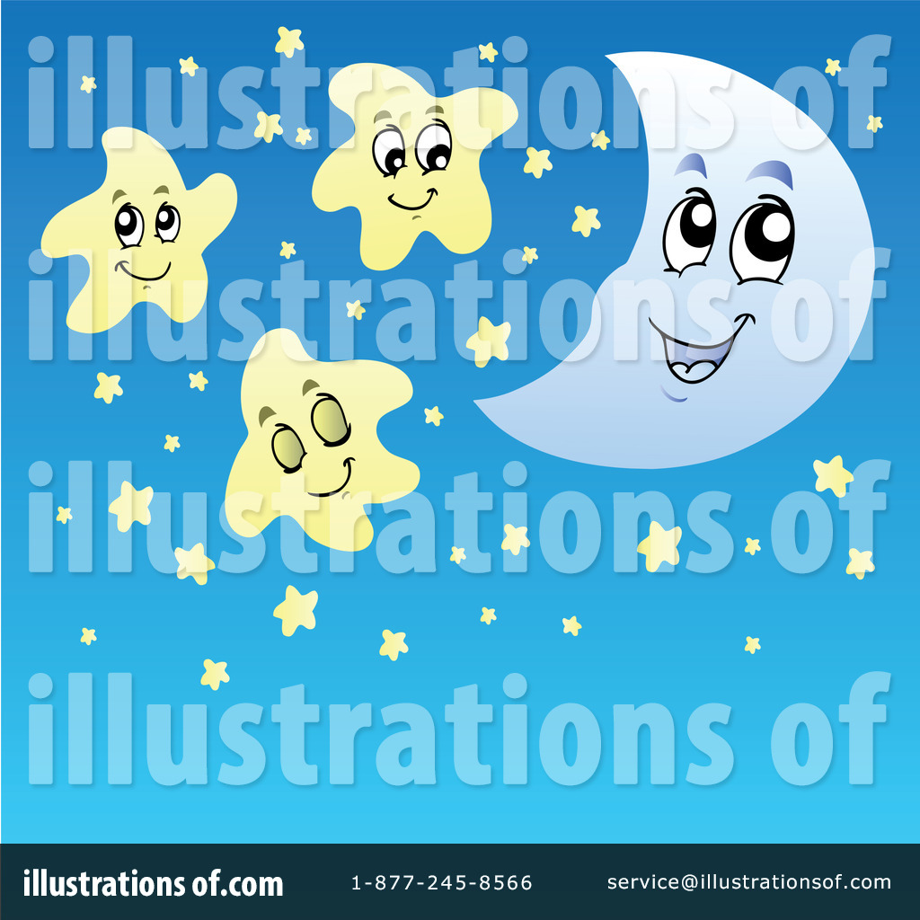 Royalty Free  Rf  Night Time Clipart Illustration By Visekart   Stock