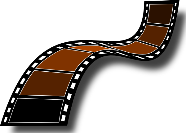 Sepia Film Strip Clip Art At Clker Com   Vector Clip Art Online