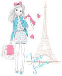 Shopping Girl In Paris Shopping Girl In Paris Paris Shopping