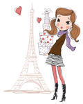 Shopping Girl In Paris Shopping Girl In Paris Shopping Girl
