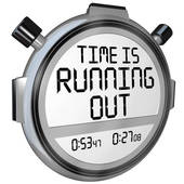 Time Is Running Out Stopwatch Timer Clock