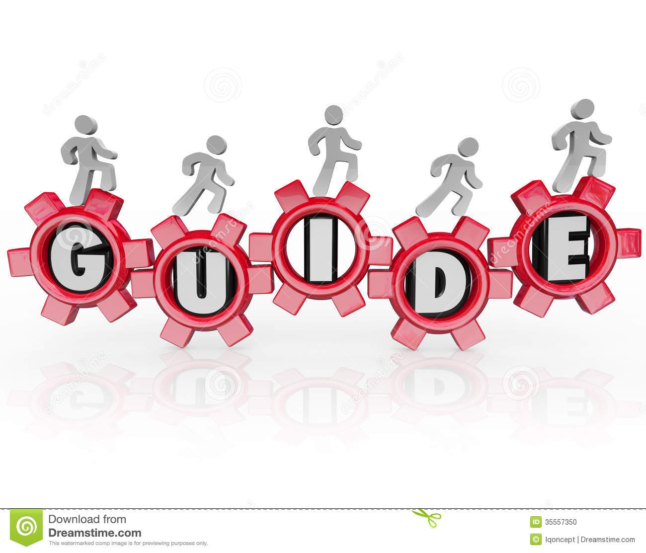 Tour Guide Clipart Guide People Walking Gears