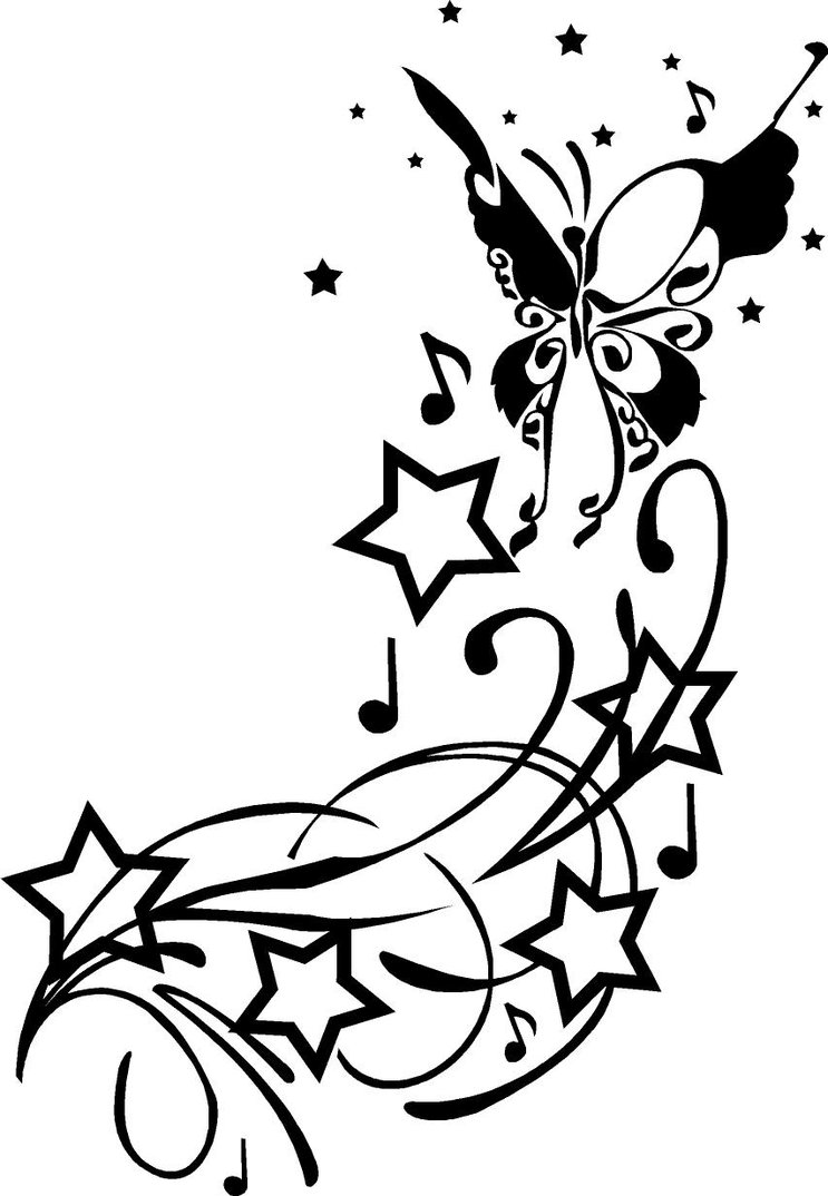 10 Star And Swirl Tattoo Designs Free Cliparts That You Can Download