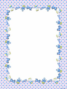 Baby Items Page Frames