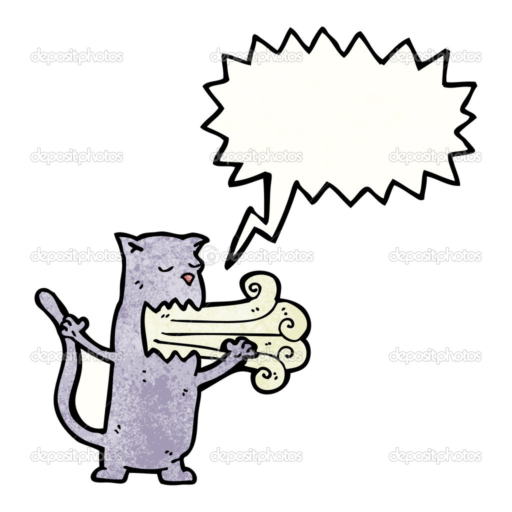 Bad Breath Clipart Cat With Bad Breath   Stock Illustration