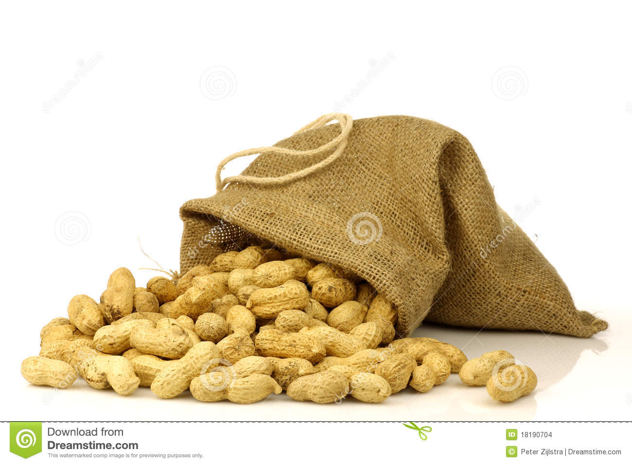 Bag Of Peanuts Clipart Burlap Bag With Roasted