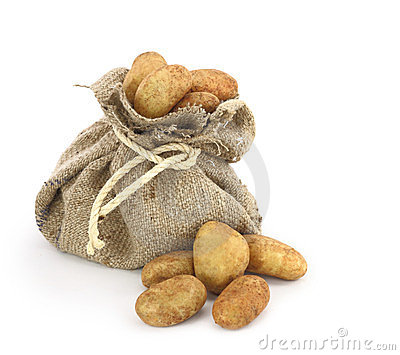 Bag Of Potatoes Clipart Potatoes Burlap Sack 23977165 Jpg