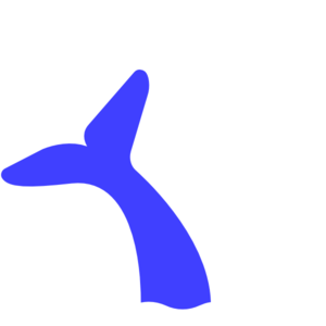 Blue Whale Tail Clip Art At Clker Com Vector Clip Art Online