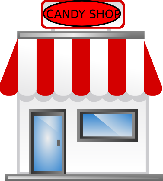 Candy Shop Front Clip Art At Clker Com   Vector Clip Art Online    