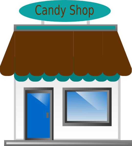 Candy Shop Front Clip Art At Clker Com   Vector Clip Art Online