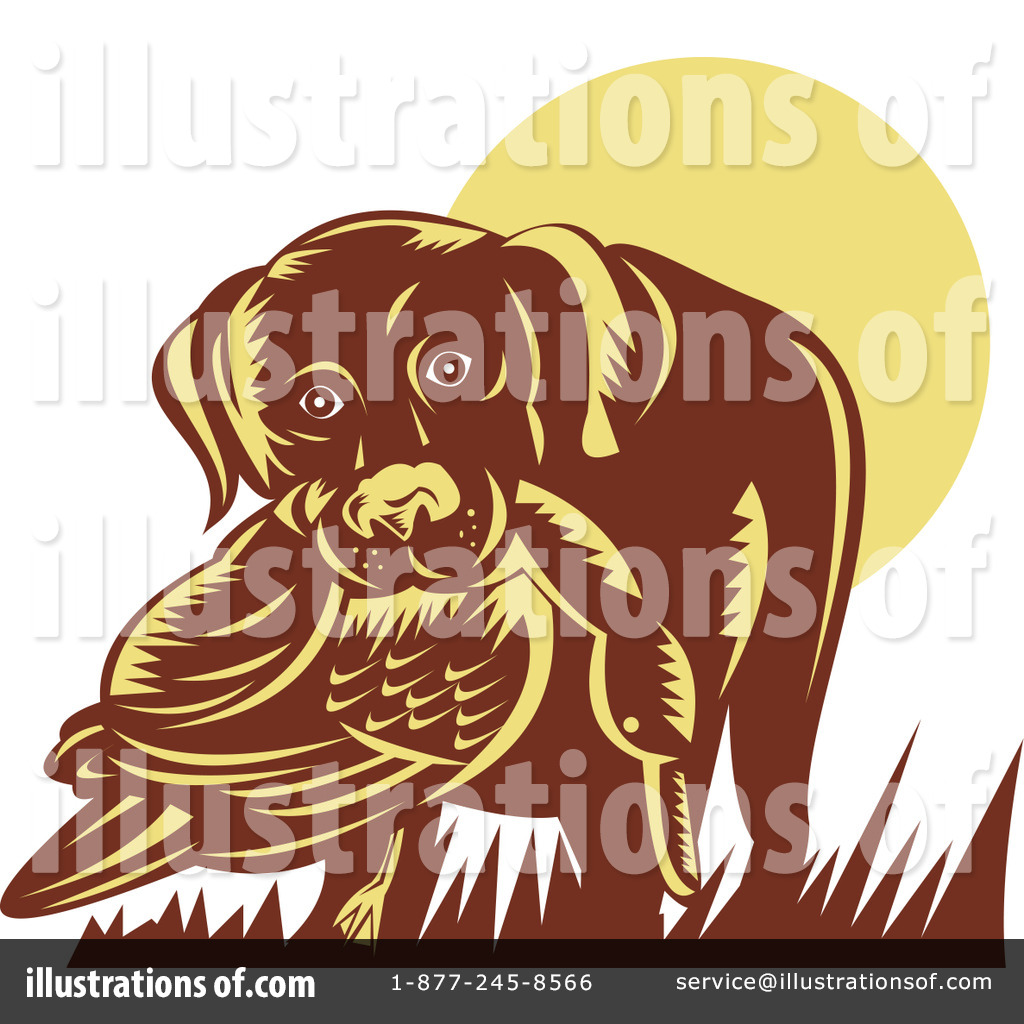 Clipart Art Clip Of 449 A Hunting Duck 2012 Duck